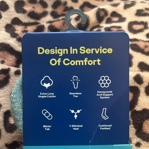 Bombas Women’s/Men's Athletic Socks in Green and Lime - Picture 3 of 3